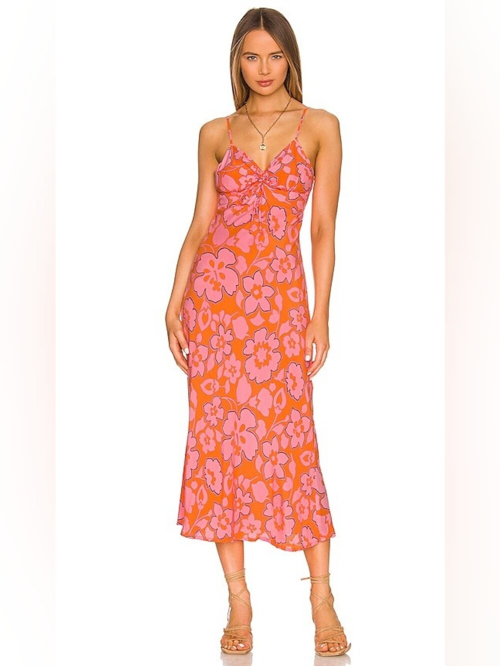 Faithfull the Brand - Shayna Midi Dress - Size M